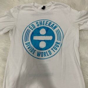 Women’s/ Men’s Ed Sheeran Divide World Tour‎ Tee Size Large (370)